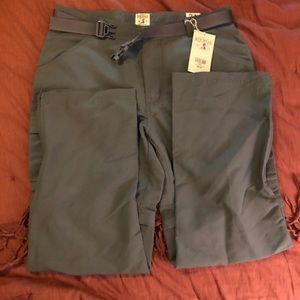NWT charcoal mens fishing pants